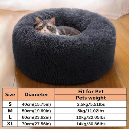 Soft Pet Cat Bed Pad Plush Warm Faux Fur dog