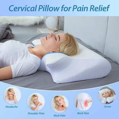 1pc Memory Foam Cervical Pillow,