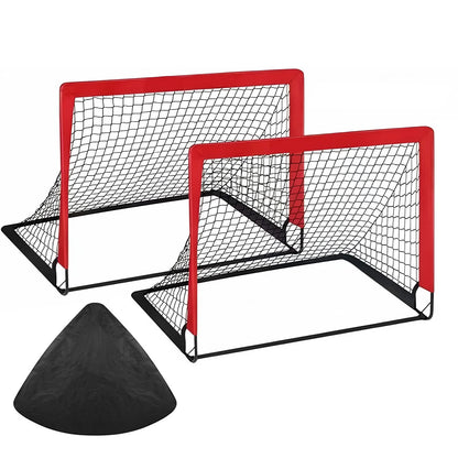 2pcs Soccer Goals for Backyard Set