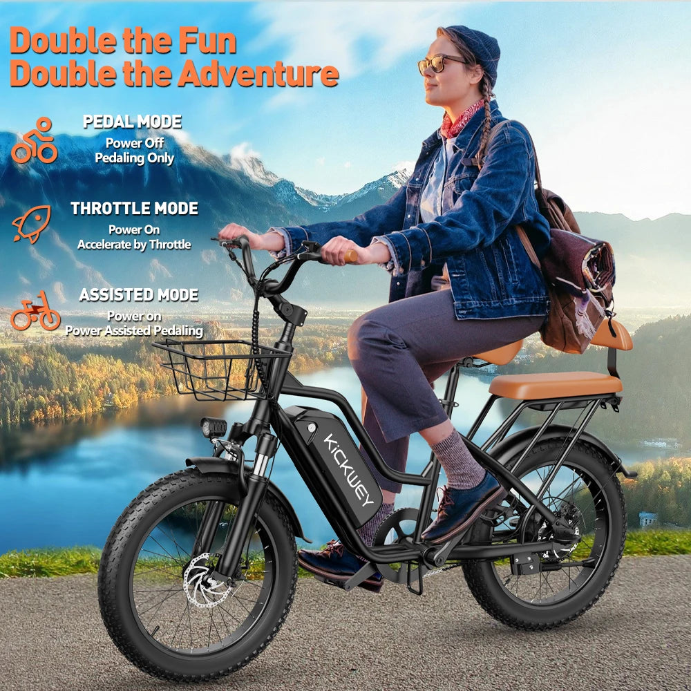 Electric Bike for Adults，20'' 1500W