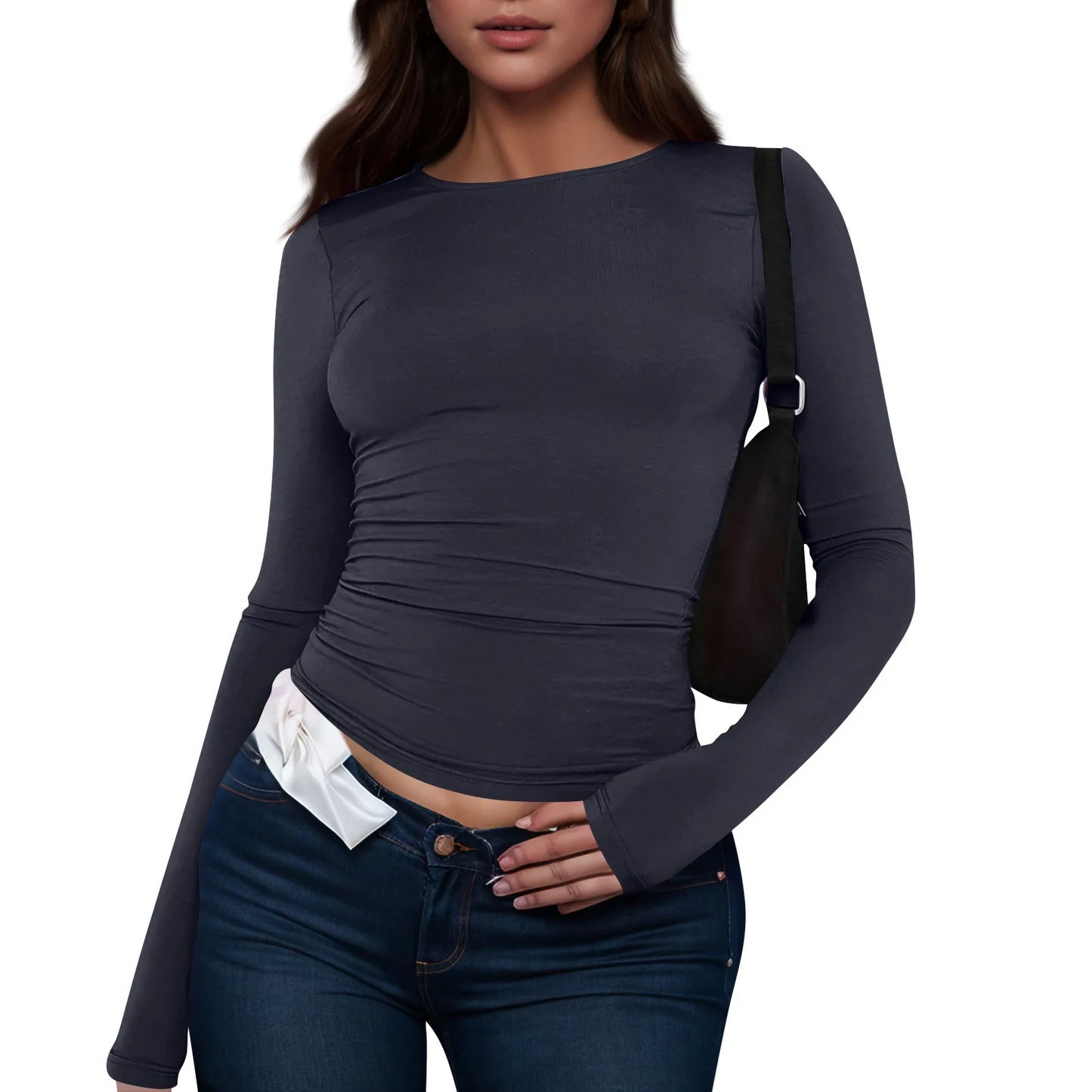 Women Fashion Casual Long Sleeve T Shirt