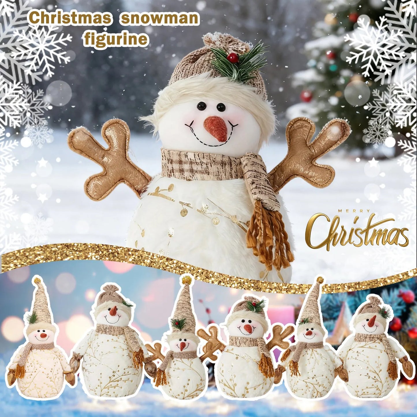 Christmas Santa Doll Vintage Christmas Ornament  Cartoon