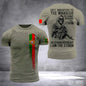 New Fashion Spanish Portuguese Flag Veterans 3D Printed Men'