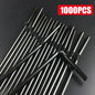 50-1000Pcs Drinking Straws Colorful & Black