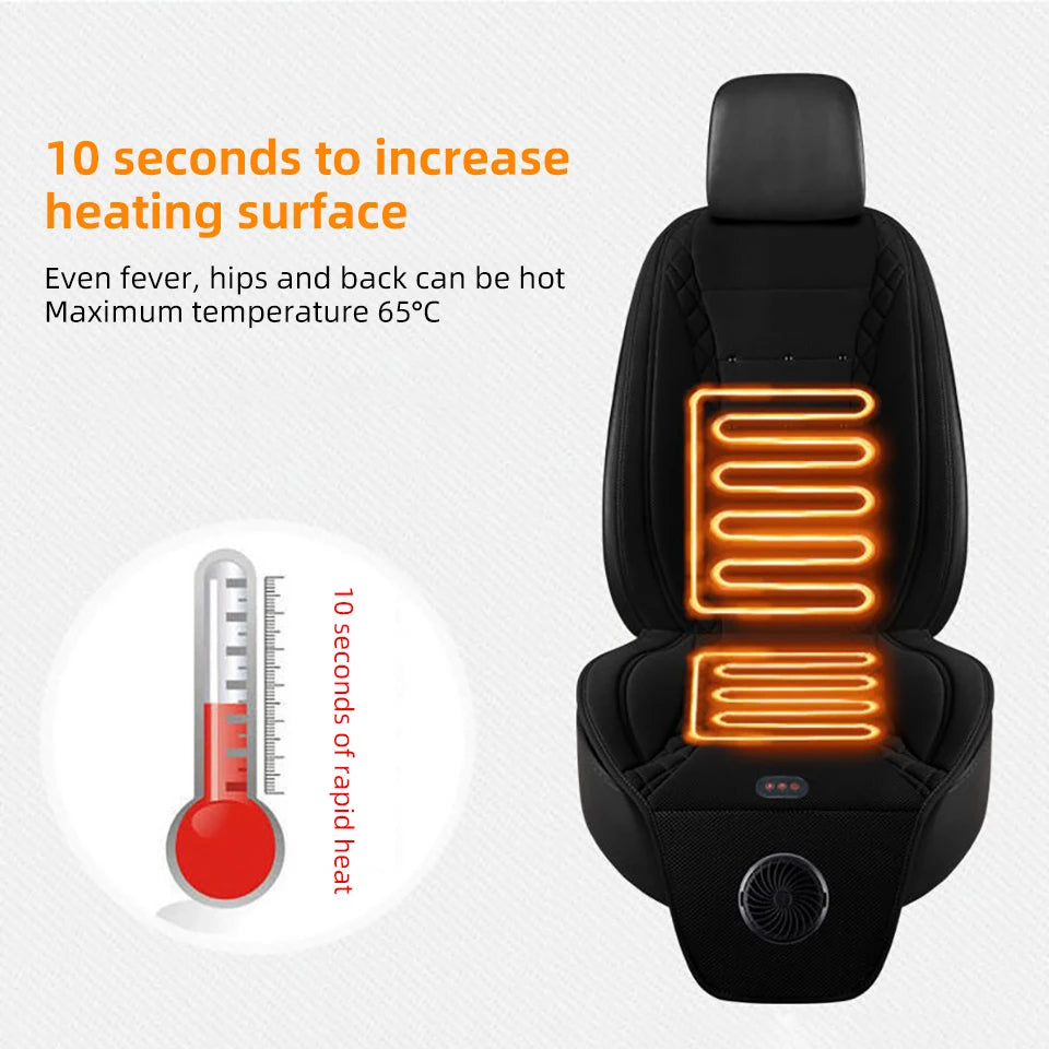 Cooling＆Heating Car Seat Covers With 1Fan or 2Fan Summer