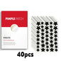 40 pieces of multi-color star acne patches,