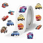 500Pcs/Roll Disney Cars Cartoon Stickers Lightning
