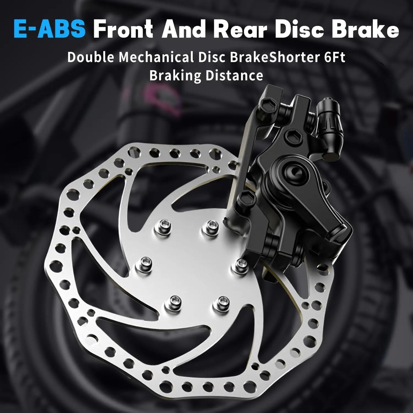 Folding electric scooter with trunk, 500W motor