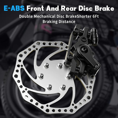 Folding electric scooter with trunk, 500W motor