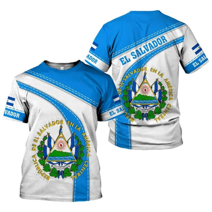 El Salvador Flag Football Jersey 3D Print