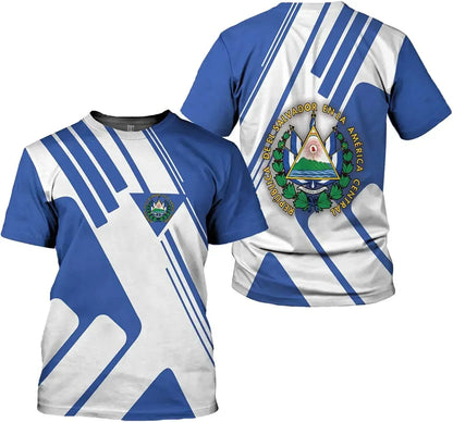 El Salvador Flag Football Jersey 3D Print