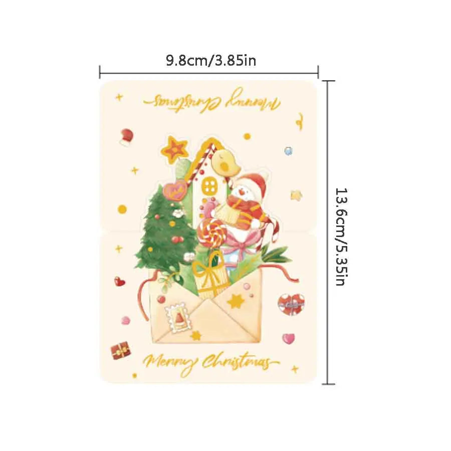 Christmas Card, Set of 30 Holiday Greeting Cards