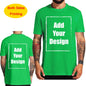 Custom T Shirt for Men Front Back Print