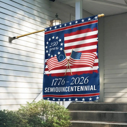US 250th Anniversary 1776 2026 Semiquincentennial Flag, Independence Day