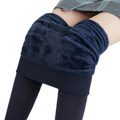Winter Leggings For Women Warm Leggins Solid Color