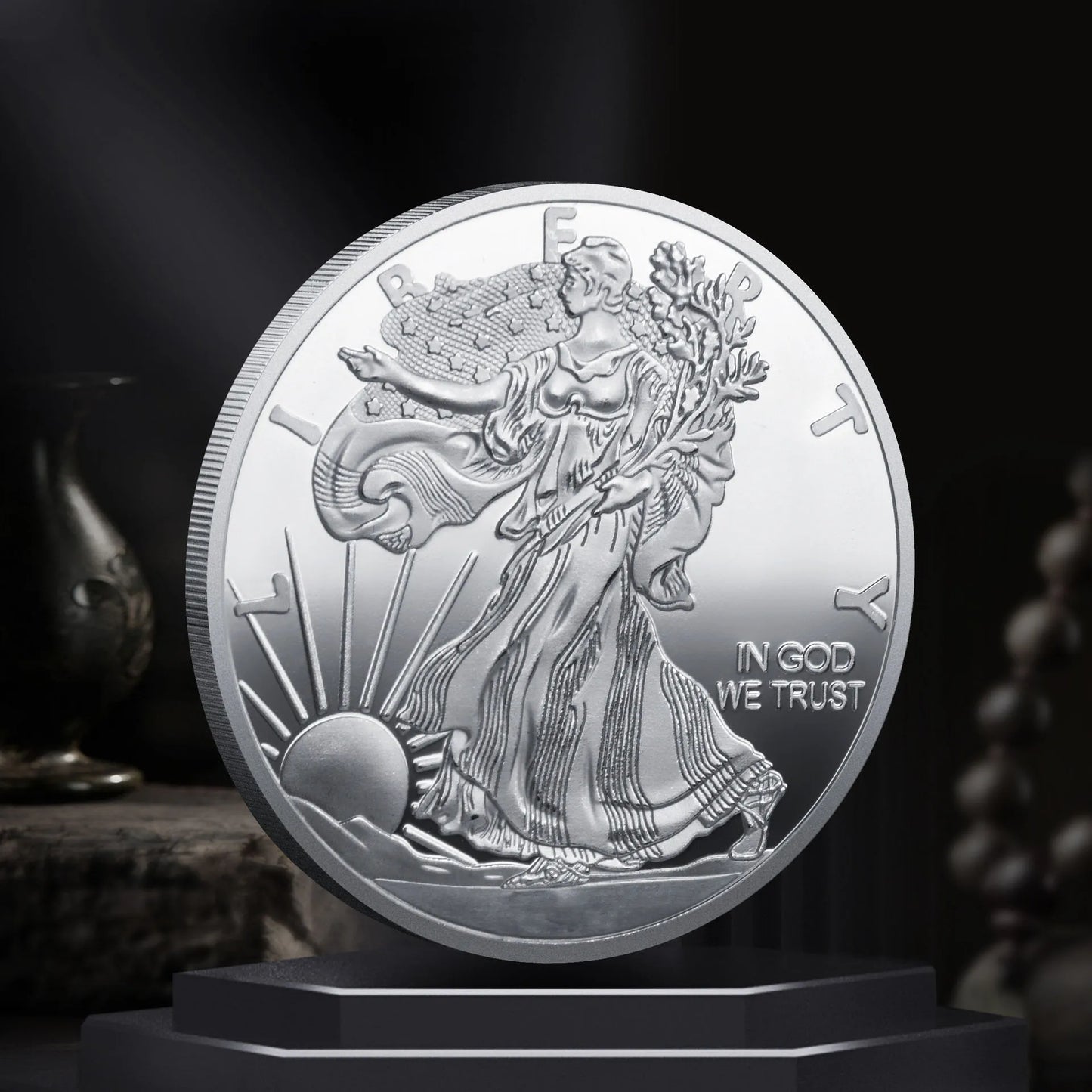 USA Souvenir Coin American Statue of Liberty Commemorative Coin