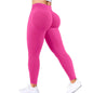 Seamless Women Solid Waist Yoga Pants