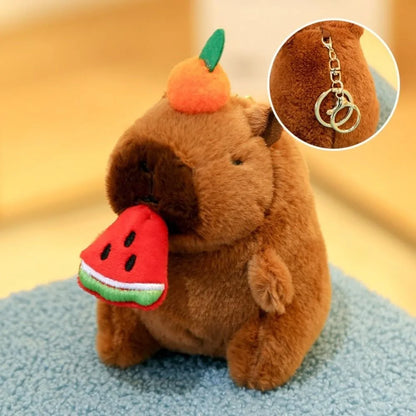 Cute Capybara Plush Toy Hoodie with Wings Simulation Doll