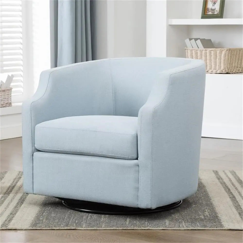 Polyester Fabric Swivel/Rocker Barrel Accent