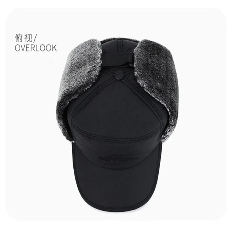 Winter Warm Thickened Artificial Fur Baseball Hat