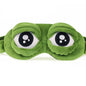 3D Sad Frog Sleep Mask Natural Sleeping Eyeshade