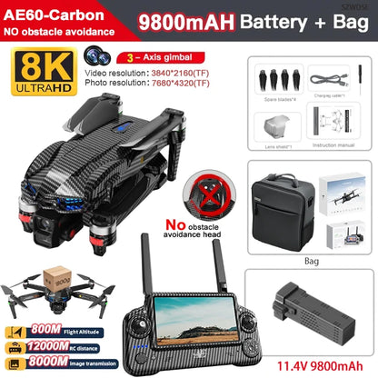 AE60 Ultra Professional Drone With 8K Camera GPS