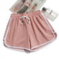 Women yoga Shorts Summer outer wear mid-waist casual