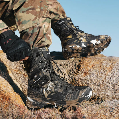 Hiking Shoes Men Boots Wear-resistant  Breathable