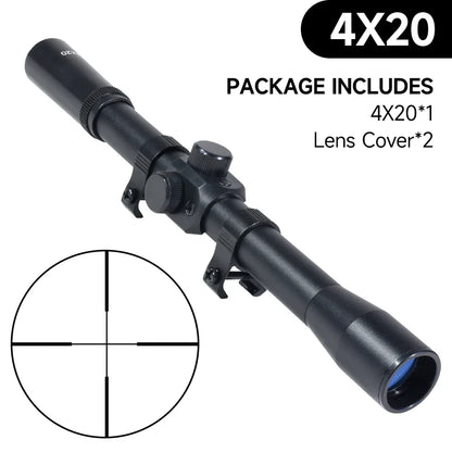 4x20/4x28/3-7x20/3-7x28 Optics Sight  Hunting Rifle Scope