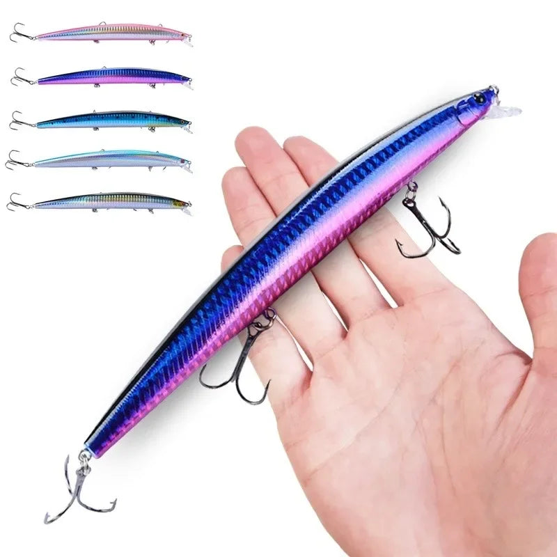 16 Colors 18cm 24g Minnow Fishing Lure Laser Crankbait