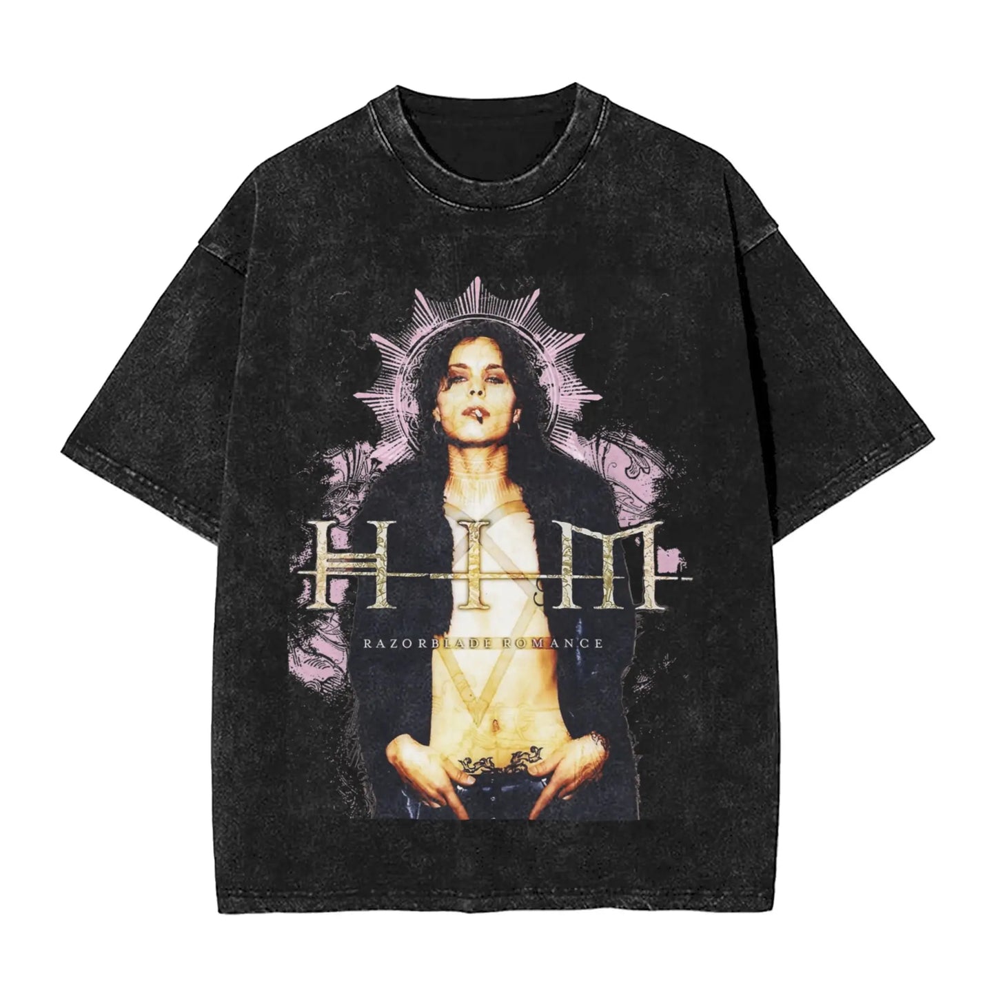Him Band Razorblade Romance HQ  T Shirt Heartagram Ville