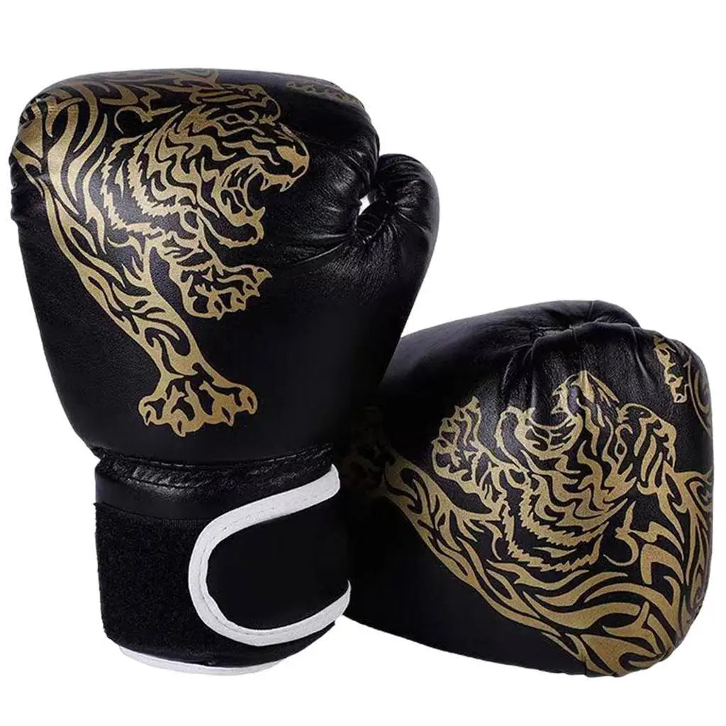 Adults Boxing Gloves Breathable PU Leather Fighting Gloves Kids Boxing