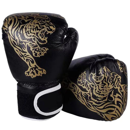 Adults Boxing Gloves Breathable PU Leather Fighting Gloves Kids Boxing