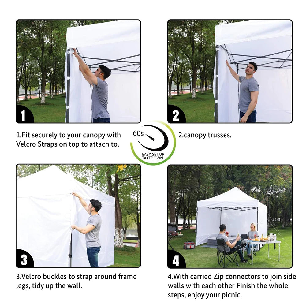 3x3m Pop Up Canopy Tent Instant Setup Large Waterproof