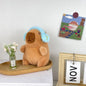 Cute Capybara Plush Toy Hoodie with Wings Simulation Doll
