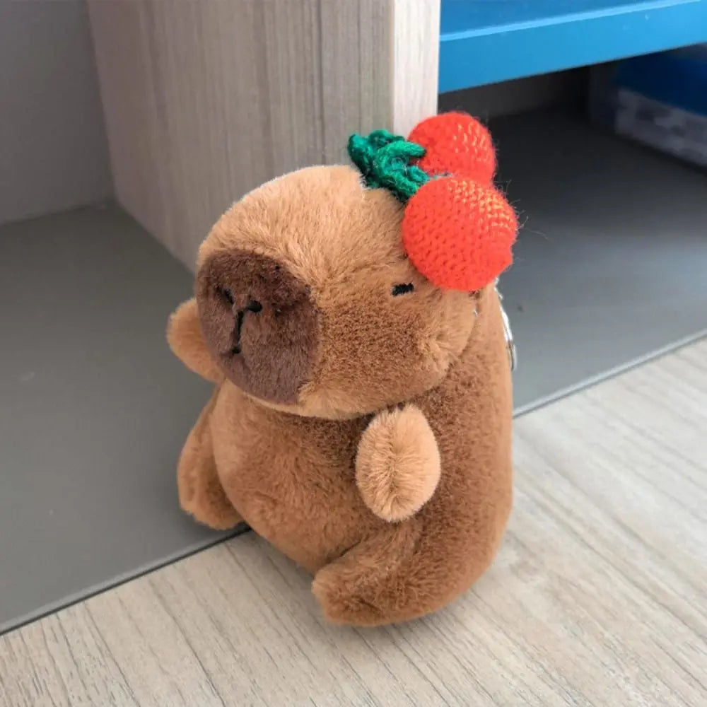 Cute Capybara Plush Toy Hoodie with Wings Simulation Doll