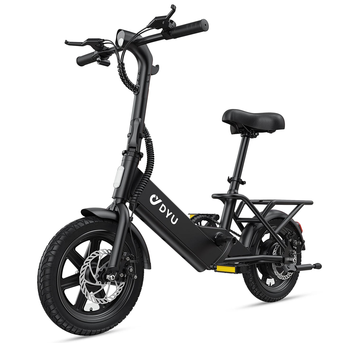 DYU C3 14 inch Electric Bicycle Peak 500W Motor 36V7.8AH Lithium Battery Electric Bike , city E-bike
