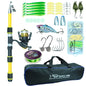 1.8m 2.1M Fishing Rod and Reel Line Lure Set Carbon