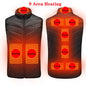 17/13/9 Areas Usb Heated Jacket Men Women Electric