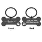 1pc Creative Custom Text The name of the love wavy line Personalized Dog Tags Customized Dog Collar With Name For Dog Tag Name
