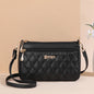 Embroidery Messenger Bags Women Leather Handbag