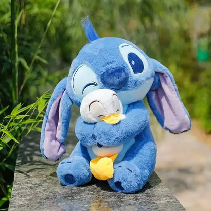 New Disney 20cm Plush Doll Stitch Lilo Doll Cute Duck Stitch Plush Stuffed Toy Christmas Children's Birthday Gift Kawaii Toys