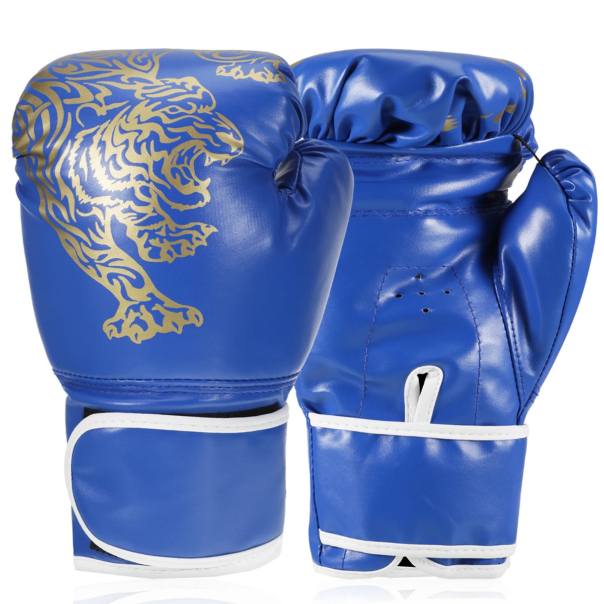 Adults Boxing Gloves Breathable PU Leather Fighting Gloves Kids Boxing
